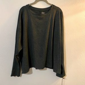 Girlfriend Collective NWT R&R Long Sleeve Moss Tee